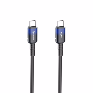 Кабель USB C to USB C Forcell F-Energy QC4.0 PD 3A 60W Gradient 1 m C354 чёрный