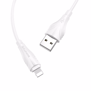 Borofone Кабель BX18 Optimal - USB to Lightning - 2A 1 метр белый
