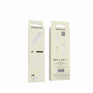 Borofone Кабель BX18 Optimal - USB to Lightning - 2A 1 метр белый