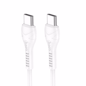 Kaabel USB C to USB C Hoco PD 60W 1 m X37 valge