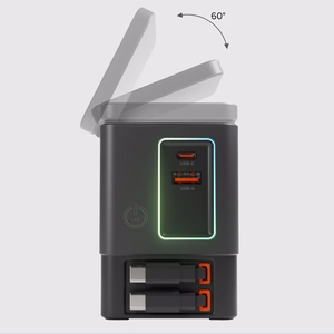 SBS Power Dock 6-in-1 with MagSafe, Stand, and USB-C Cables 65W – Black