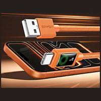 Kaabel USAMS U92 18W USB-C - USB-A 1.2m oranž