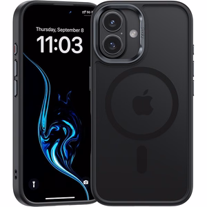 Benks Magnetic Mist Ümbris Metal Frame jaoks Iphone 16 Plus must