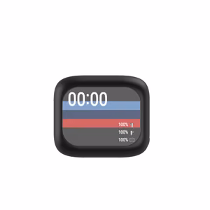 Forever Bluetooth kõrvaklapid ANC +ENC ekraaniga TWSS-500 mustad