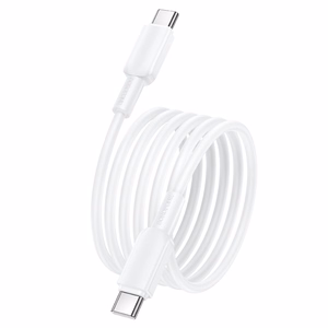 Valge Borofone BX127 Regalo USB-C–USB-C kaabel, 1 m, pakendis 20 tk