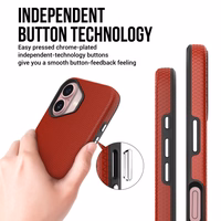 Perfectionists Triangle Mag Ümbris iPhone 16 punane