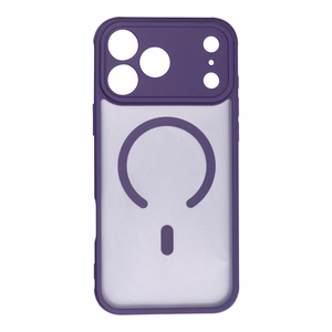 FULL MATTE MAG COVER ümbris compatible with MagSafe jaoks IPHONE 17 Pro Max purple