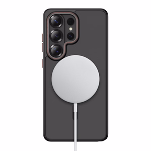 Tech-Protect MagCam MagSafe Ümbris for Samsung Galaxy S26 Ultra - must and punane