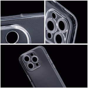 Ümbris jaoks iPhone 15 Plus Clear Ümbris 1,5 mm Grid läbipaistev