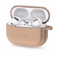Tech-Protect Silicone Rope Ümbris jaoks Apple AirPods Pro 1/2 - Light Brown
