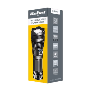 Rebel laetav LED-taskulamp, 10 W