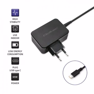 Qoltec 51024 mobile device charger Universal must AC Fast charging Indoor