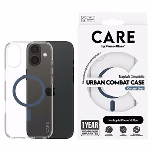 CARE by PanzerGlass Flagship Ümbris iPhone 16 Plus 6.7" sinine/sinine MagSafe 1367