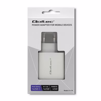 Qoltec 51718 Charger | 45W | 5-20V | 2.4-3A | USB type C PD | USB | valge