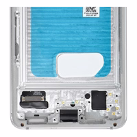 LCD Display jaoks SAMSUNG S21 5G valge SOFT OLED with frame