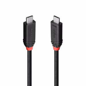 KAABEL USB4 240W TÜÜP C 1M/MUST LIIN 37001 LINDY