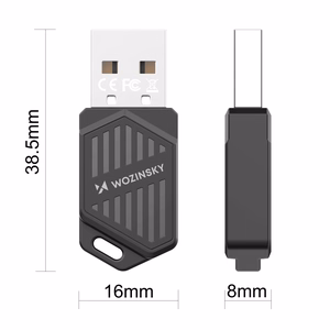 Wozinsky WAX-900 Dual-Band USB Wi-Fi 6 Adapter with Bluetooth 5.4 - Black