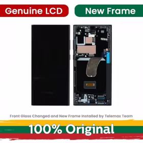 LCD ekraan ühilduv Samsung S918 S23 Ultra raamiga / Lavander / (Uuendatud: Telemax)