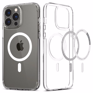 Spigen Ultra Hybrid Mag ümbris MagSafe'iga iPhone 13 Pro-le - valge