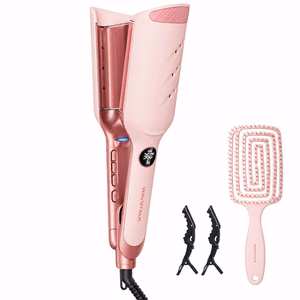 Wave Hair Crimping Iron Wavytalk Power Wave pink