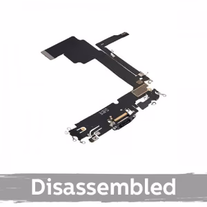 Laadimisport ühilduv iPhone 15 Pro Max Flex-kaabliga / Valge Titanium / (100% original / Used)