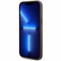 Guess 4G Printed Stripes MagSafe ümbris jaoks iPhone 15 Pro Max - brown