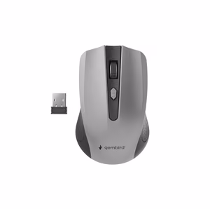 Gembird USB juhtmevaba optiline hiir must/hall MUSW-4B-04-BG