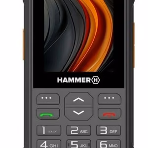 Hammer 6 LTE – 2.4-tolline ekraan vastupidav nuputelefon, 48 MB RAM, 128 MB, Dual SIM, 3G, Bluetooth 2.1, 2 MP kaamera, 2500 mAh, must