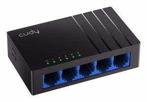 Cudy GS105D коммутатор Gigabit Ethernet 10/100/1000 чёрный