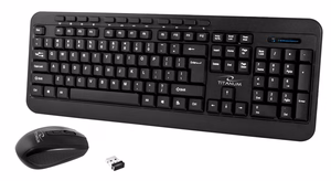 TITANUM TK109 juhtmevaba komplekt – USB klaviatuur + hiir must