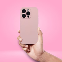 Ümbris SILICONE 2mm jaoks IPHONE 16 Plus compatible koos MagSafe sand roosa