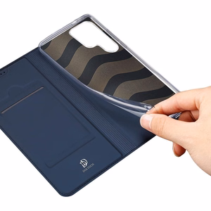 DUX DUCIS чехол-книжка SKIN PRO для SAMSUNG S25 Ultra синий