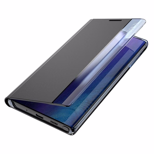 Sleep Case raamaturiiuli tüüpi ümbris nutika aknaga Xiaomi Redmi K40 Pro+ / K40 Pro / K40 / Poco F3 sinine