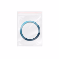 Universal round plate / magnet ring compatible with MagSafe hõbedane
