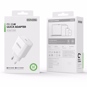 Laadija DUZZONA T6 25W USB-C valge