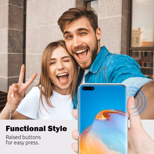 Crong Crystal Slim ümbris seadmele Huawei P40 Pro, läbipaistev
