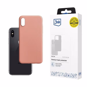 3mk Matt Case чехол iPhone X / XS - розовый
