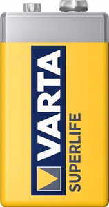VARTA zinc battery 9V Superlife 1 pcs