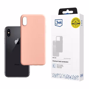 3mk Matt чехол Apple iPhone Xs Max - матовый розовый