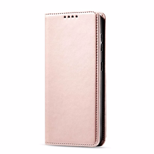 Magnetkaardi ümbris Samsung Galaxy S22 + (S22 Plus) Kott rahakott kaardihoidja roosa