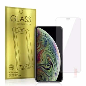 Glass Gold karastatud klaas ekraanikaitse iPhone XS MAX