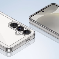 Outer Space Ümbris jaoks Samsung Galaxy S25 Edge Cover with Flexible Frame - Läbipaistev