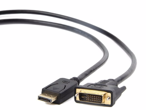 Gembird CC-DPM-DVIM-6 video kaabli adapter 1,8 m DisplayPort DVI must