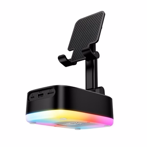 Borofone kaasaskantav Bluetooth-kõlar BR200 Marea 3 in 1 koos hoidiku ja 1500mAh akupangaga must