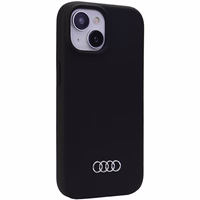 Audi Silicone Ümbris jaoks iPhone 15 - must