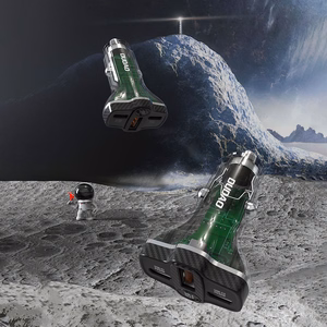 Dudao R78 78W Car Laadija USB-C PD / 2xUSB-A QC - must