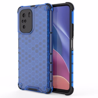 Honeycomb Case soomuskaitse TPU kaitsekattega Xiaomi Redmi K40 Pro+ / K40 Pro / K40 / Poco F3 sinine