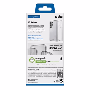 SBS Skinny ümbris Samsung Galaxy S25 Ultra, läbipaistev