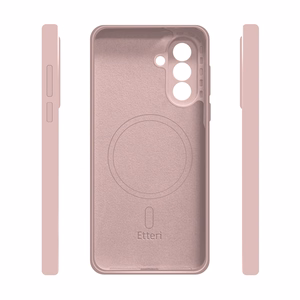 Etteri Silikoon Mag ümbris Samsung Galaxy A37 5G heleroosa