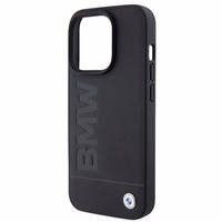 BMW Leather Hot Stamp iPhone 15 Pro Max Ümbris - must